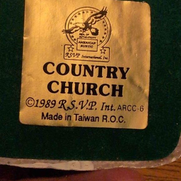 The American Rustic Series Country Christmas Cottages - Country Church - Picture 5 of 10